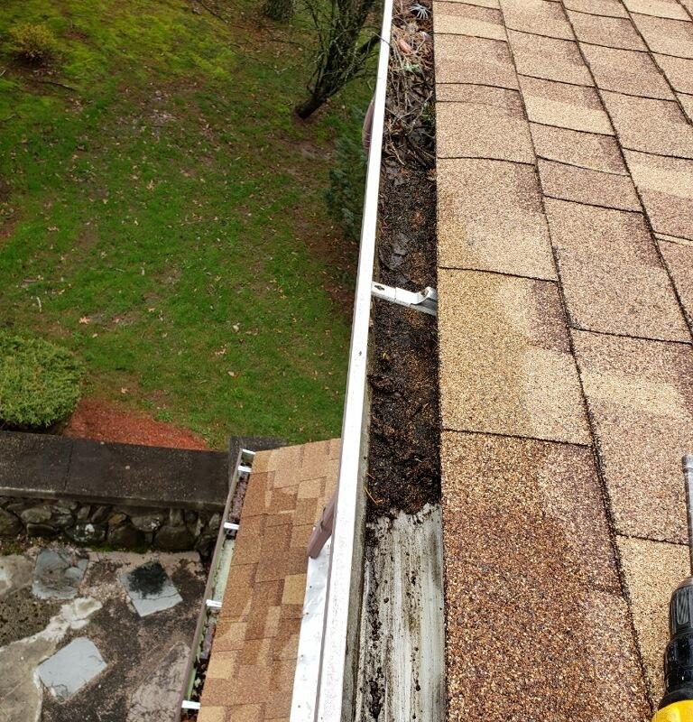 Gutter cleaning